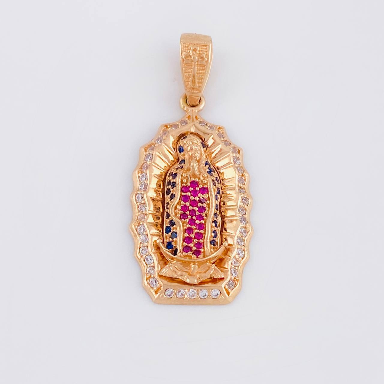 Dije Virgen Guadalupe 5.5g / 3.6cm Oro Rosa 18K