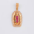 Dije Virgen Guadalupe 5.5g / 3.6cm Oro Rosa 18K