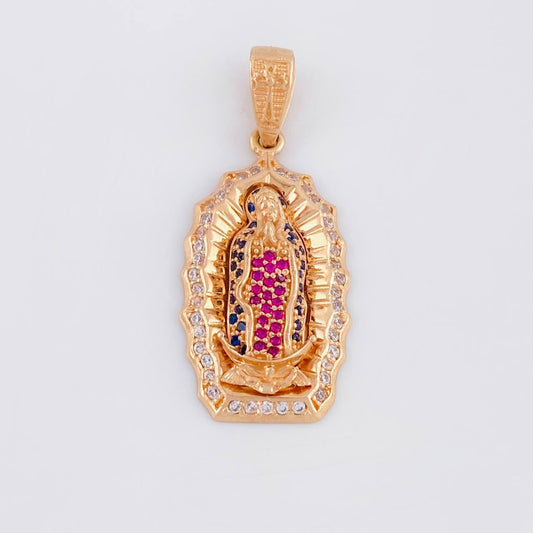 Dije Virgen Guadalupe 5.5g / 3.6cm Oro Rosa 18K