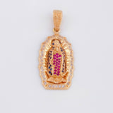 Dije Virgen Guadalupe 5.5g / 3.6cm Oro Rosa 18K