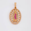 Dije Virgen Guadalupe 8g / 4cm Oro Rosa 18K