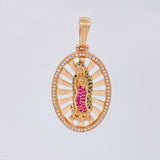 Dije Virgen Guadalupe 8g / 4cm Oro Rosa 18K