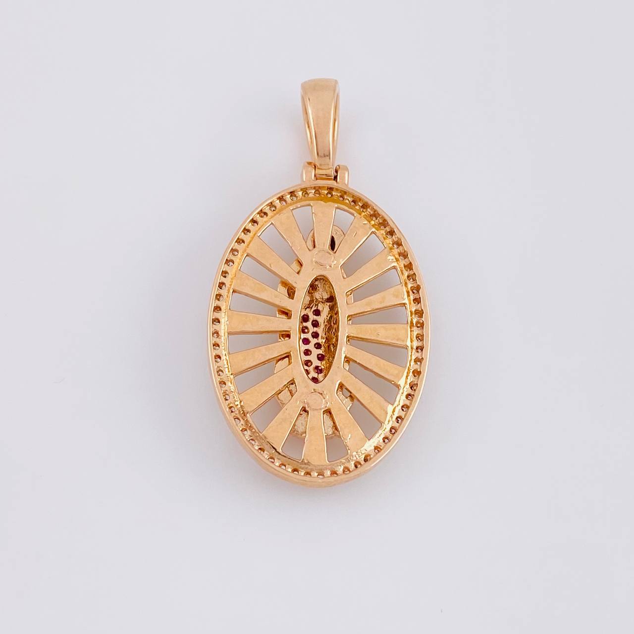 Dije Virgen Guadalupe 8g / 4cm Oro Rosa 18K