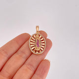 Dije Virgen Guadalupe 8g / 4cm Oro Rosa 18K