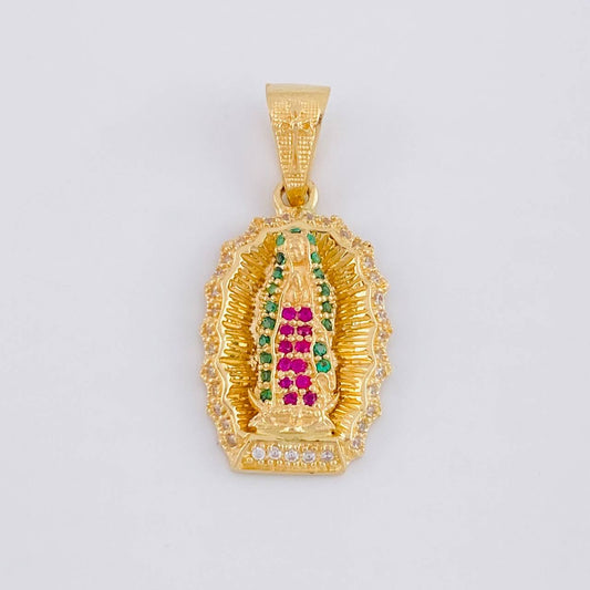 Dije Virgen de Guadalupe 2.55g / 2.5cm Oro Amarillo 18K
