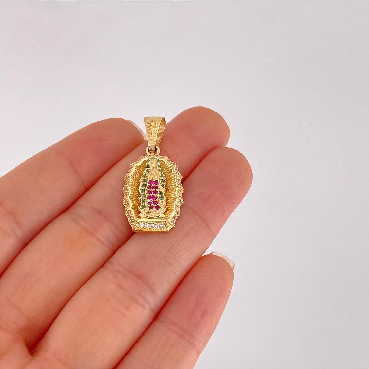 Dije Virgen de Guadalupe 2.55g / 2.5cm Oro Amarillo 18K
