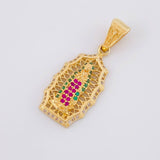 Dije Virgen Guadalupe 3.35g / 3.2cm Oro Amarillo 18K