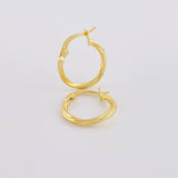 Candongas Arielle 1.2g / 1.8cm Oro Amarillo 18K
