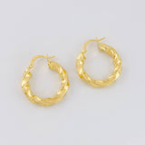 Candongas Lupe 2.9g / 2.2cm Oro Amarillo 18K