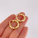 Candongas Lupe 2.9g / 2.2cm Oro Amarillo 18K