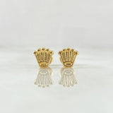 Topos Silueta Corona RX 0.6gr / 7.1mm Oro Amarillo 18K