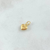 Dije Corazon Delfin En Medio 0.3gr / 1.3cm / Oro Amarillo 18K ©