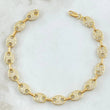 Pulso GC 10gr / 19cm / 7mm Circones Blancos Oro Amarillo 18K ©