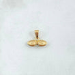 Dije Ojos De Santa Lucia 0.35gr / 1cm / Oro Amarillo 18K