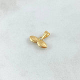 Dije Ojos De Santa Lucia 0.4gr / 1cm / Oro Amarillo 18K ©