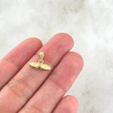 Dije Ojos Santa Lucía 0.35gr / 1cm / Oro Amarillo 18K ©