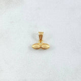 Dije Ojos De Santa Lucia 0.3gr / 1cm / Oro Amarillo 18K
