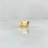 Dije Ojos De Santa Lucia 0.3gr / 1cm / Oro Amarillo 18K