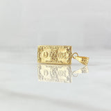 Dije Dólar 0.9gr / 2.8cm / Oro Amarillo 18K
