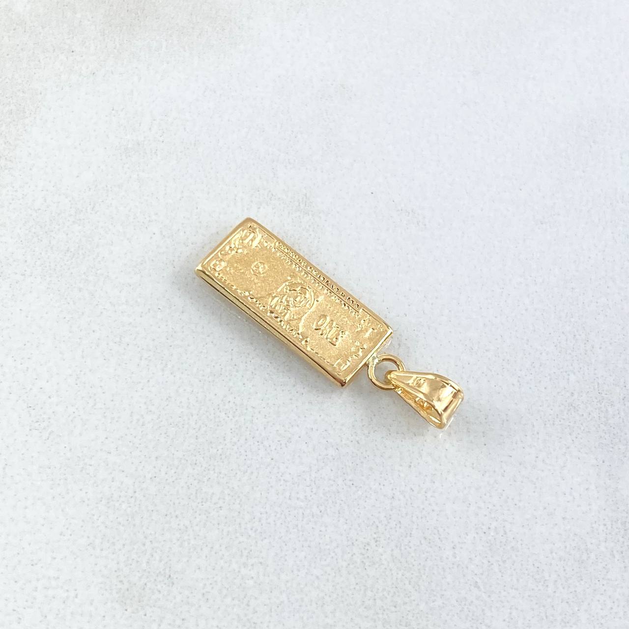 Dije Dólar 0.8gr / 2.3cm / Oro Amarillo 18K ©