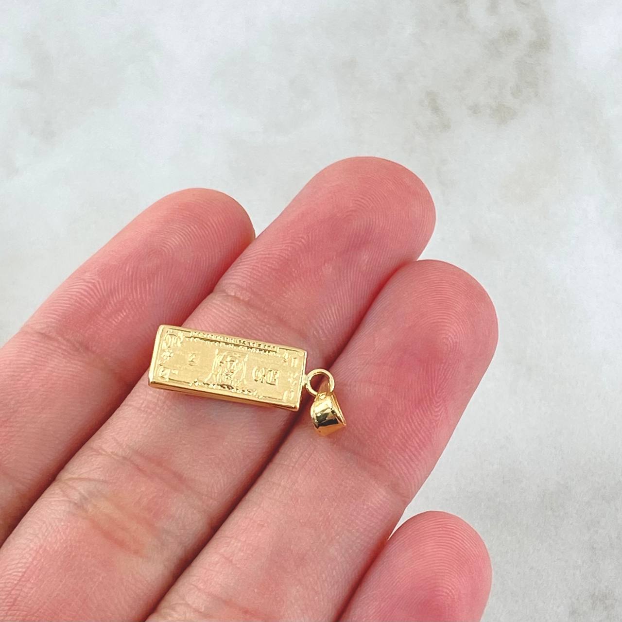 Dije Dólar 0.8gr / 2.3cm / Oro Amarillo 18K ©