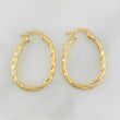 Candongas Mary Ovaladas 1.5g / 3cm Oro Amarillo 18K