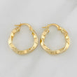 Candongas Asby 2g / 2.4cm Oro Amarillo 18K