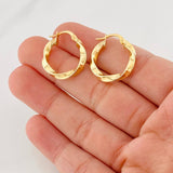Candongas Asby 2g / 2.4cm Oro Amarillo 18K