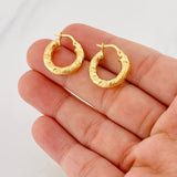 Candongas Noel 2g / 2cm Oro Amarillo 18K