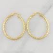 Candongas Mary Ovaladas 1.9g / 3.7cm Oro Amarillo 18K