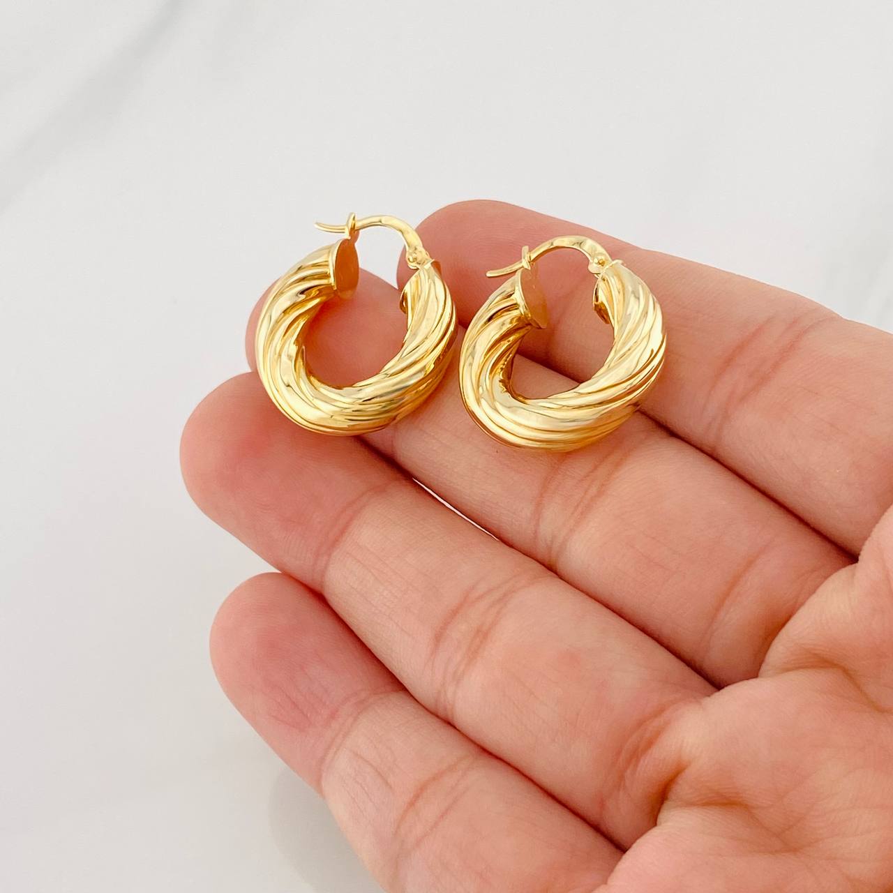 Candongas Rudi 4.2g / 2.2cm Oro Amarillo 18K