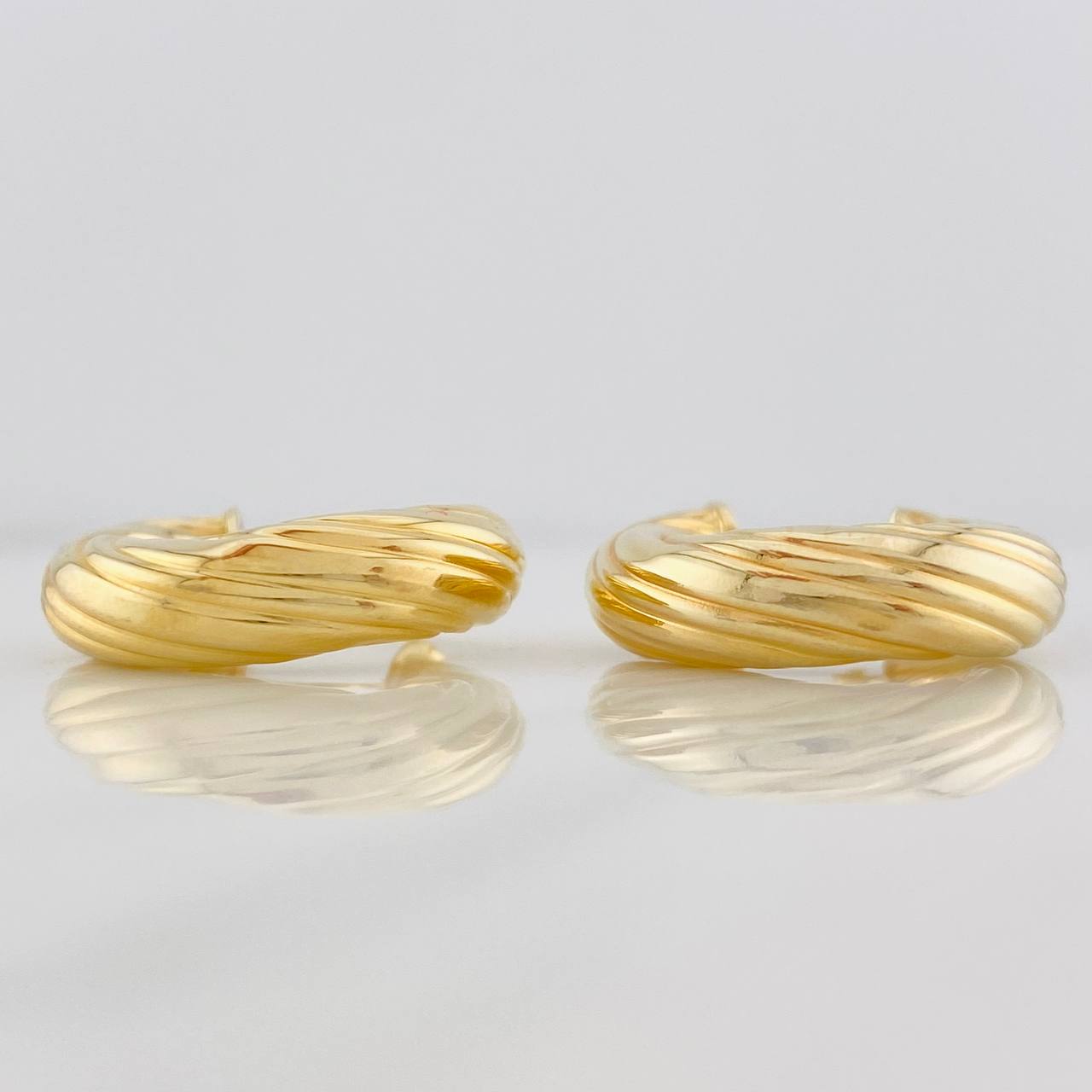 Candongas Rudi 3.9g / 2.4cm Oro Amarillo 18K