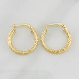 Candongas Mary 2g / 2.2cm Oro Amarillo 18K