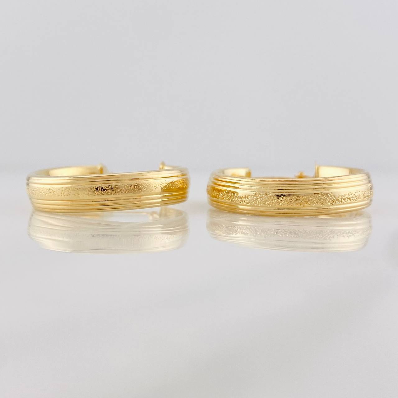Candongas Winter 2.9g / 3cm Oro Amarillo 18K