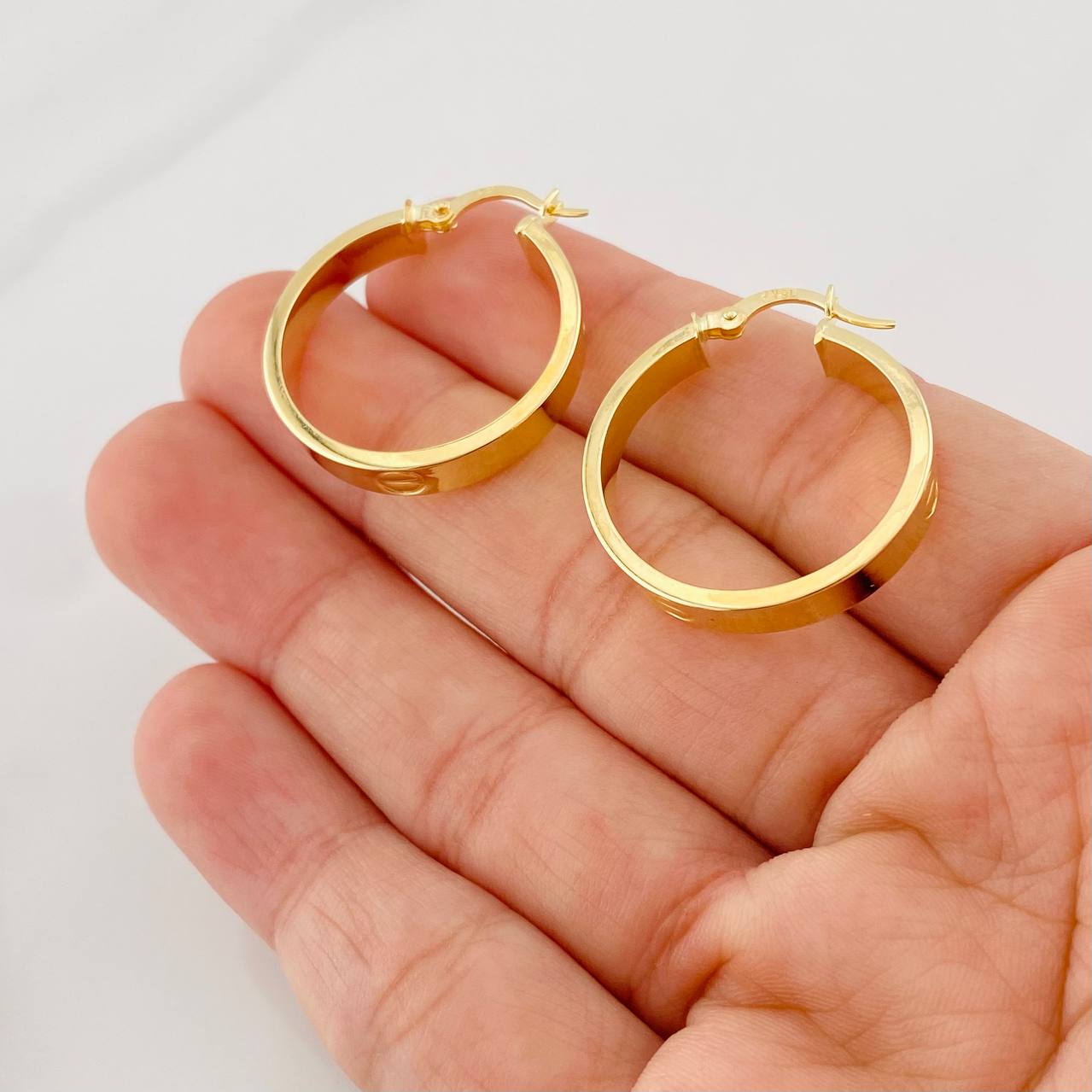 Candongas Tornillo 3.25g / 3cm Oro Amarillo 18K