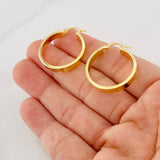 Candongas Tornillo 3.3g / 3cm Oro Amarillo 18K