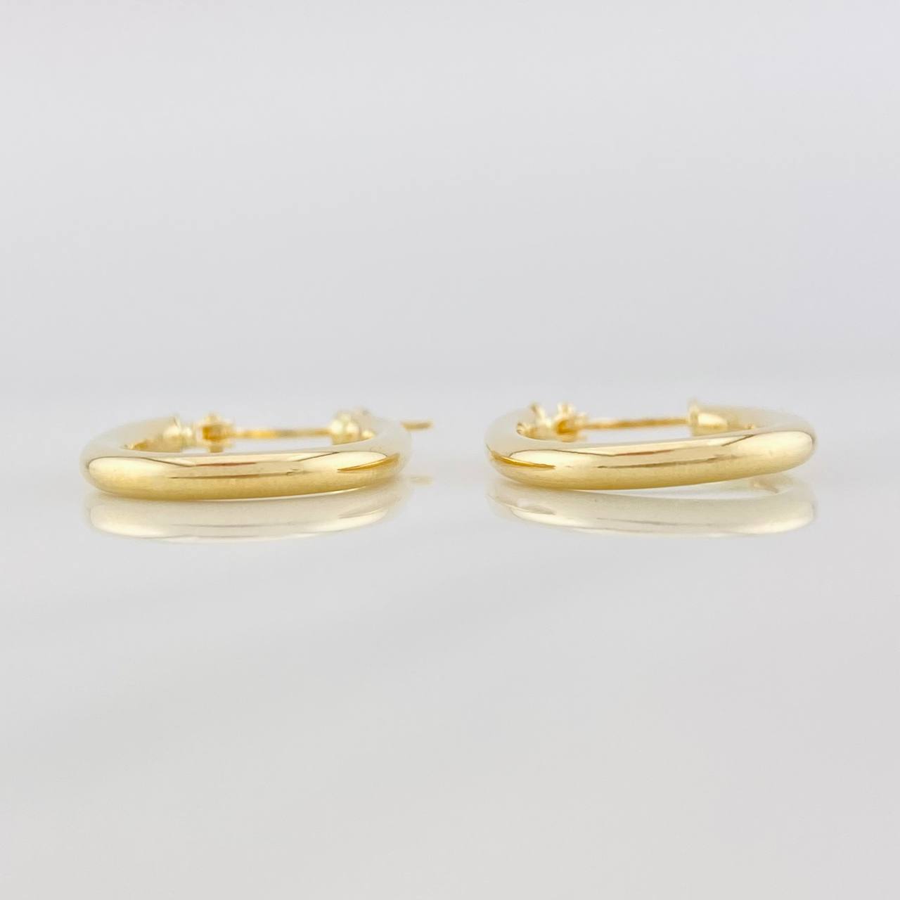 Candongas Jass Ovaladas 1.55g / 2.6cm Oro Amarillo 18K