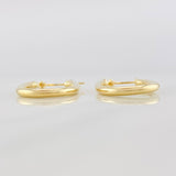 Candongas Jass Ovaladas 1.55g / 2.6cm Oro Amarillo 18K