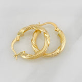 Candongas Hera 2.05g / 2.3cm Oro Amarillo 18K