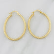 Candongas Tefi Ovaladas 2.15g / 3.6cm Oro Amarillo 18K