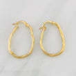 Candongas Arielle Ovaladas 1.4g / 3cm Oro Amarillo 18K