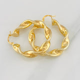Candongas Demi 6.15g / 3.7cm Oro Amarillo 18K