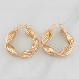 Candongas Azir 4.6g / 3cm Oro Rosa 18K