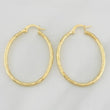 Candongas Lucero Ovaladas 2g / 3.7cm Oro Amarillo 18K
