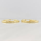 Candongas Lucero Ovaladas 1.9g / 3.7cm Oro Amarillo 18K