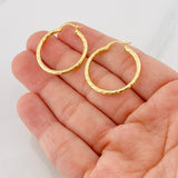 Candongas Kataleya 1.95g / 3cm Oro Amarillo 18K
