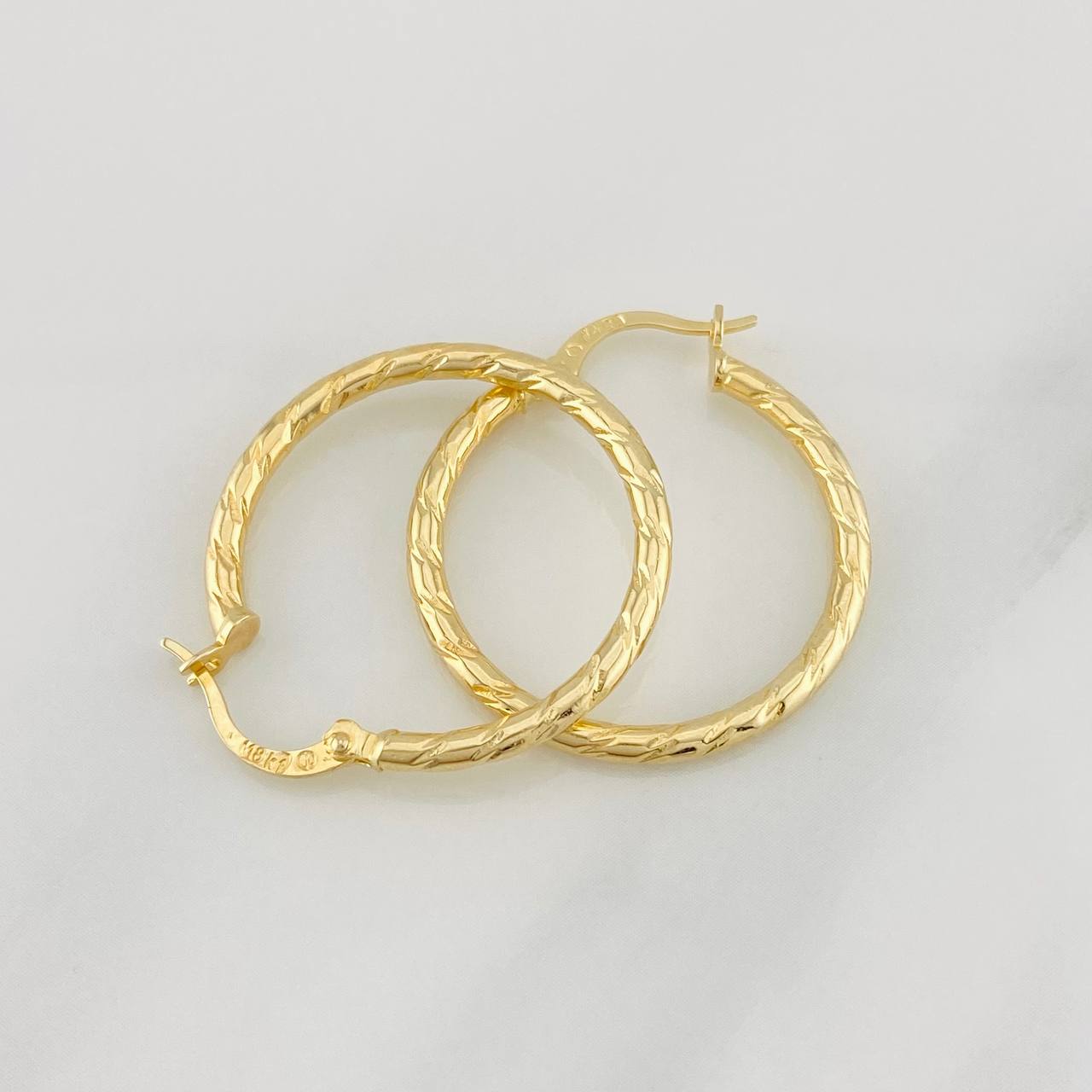 Candongas Kataleya 1.95g / 3cm Oro Amarillo 18K