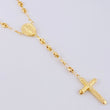 Rosario GC Diamantado Virgen Milagrosa 8.15g / 55cm / 4.2mm Oro Amarillo 18K