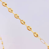 Rosario GC Diamantado Virgen Milagrosa 8g / 55cm / 4.2mm Oro Amarillo 18K