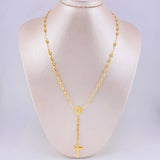 Rosario GC Virgen Milagrosa 7.2g / 55cm / 4.1mm Oro Amarillo 18K